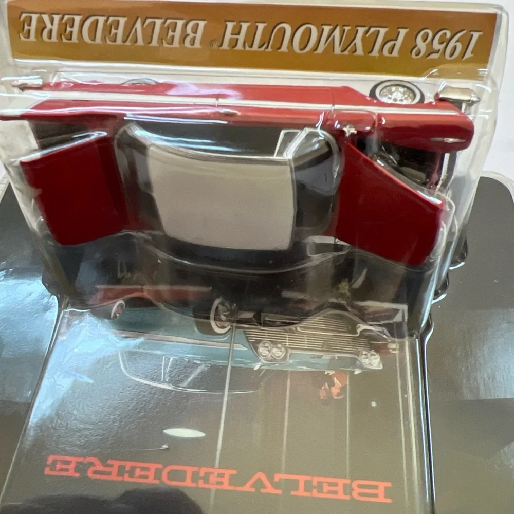 NEW Ertl 1958 Plymouth Belvedere American Muscle Car Die-Cast Metal Limited Ed